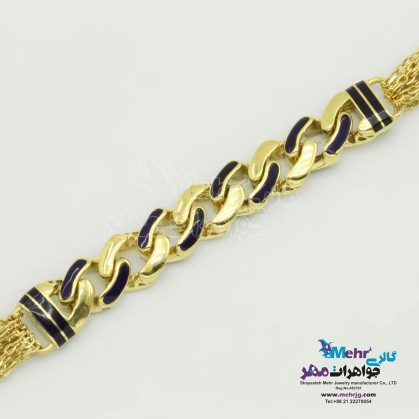 دستبند طلا - طرح زروان-MB1456